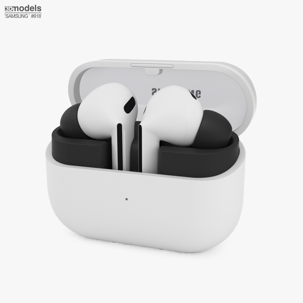 Samsung Galaxy Buds3 FE Gri 3D modeli - İndir Ses Cihazları